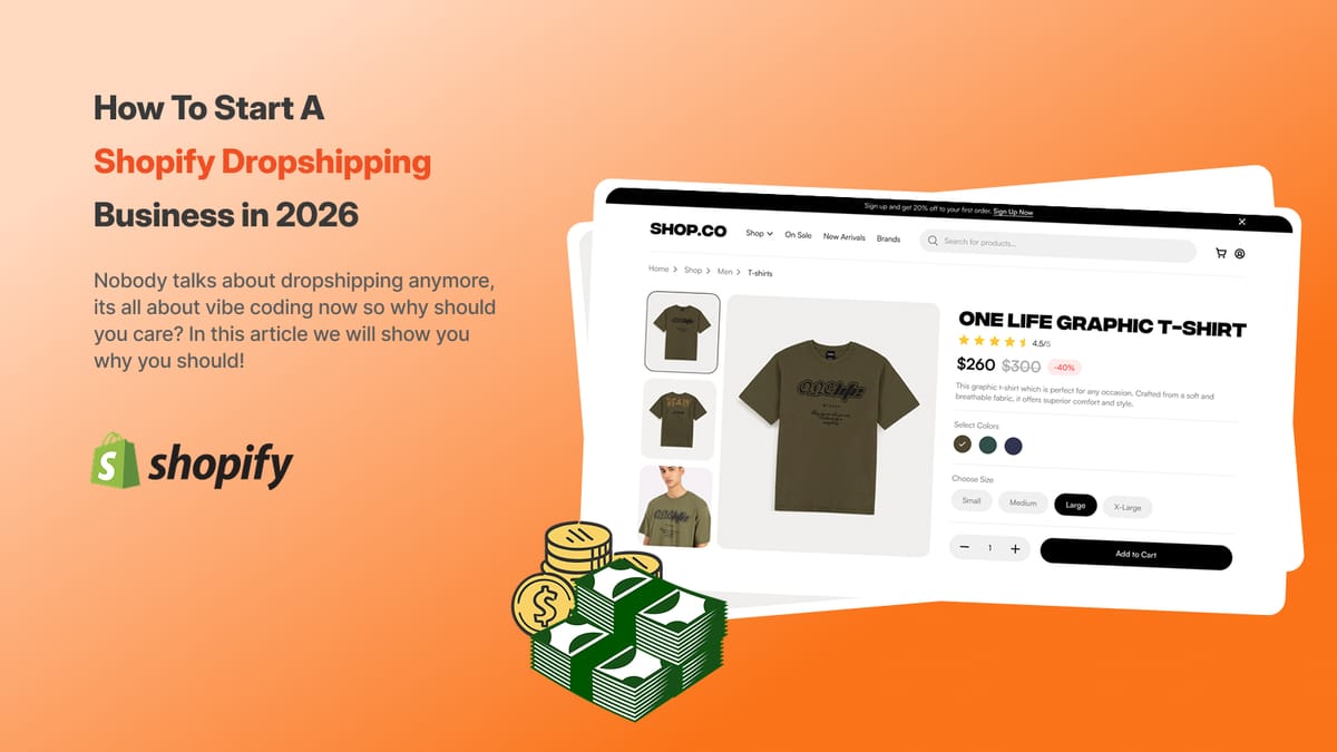 How To Start A Shopify Dropshipping 
Business in 2026