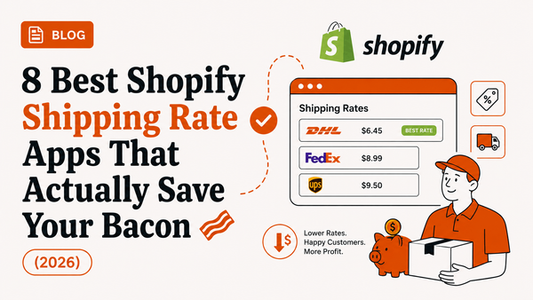 8 Best Shopify Shipping Rate Apps That Actually Save Your Bacon (2026)