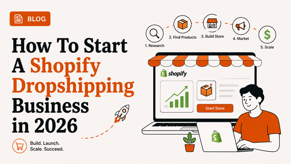 How To Start A Shopify Dropshipping 
Business in 2026
